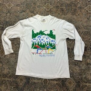 Vintage Big Sky Montana longsleeve tee size XL (can fit L) used